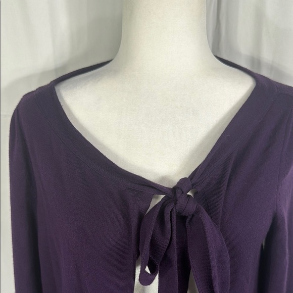 Salvatore Ferragamo Limited Edition Purple Virgin Wool Cardigan Size S - Picture 5 of 10